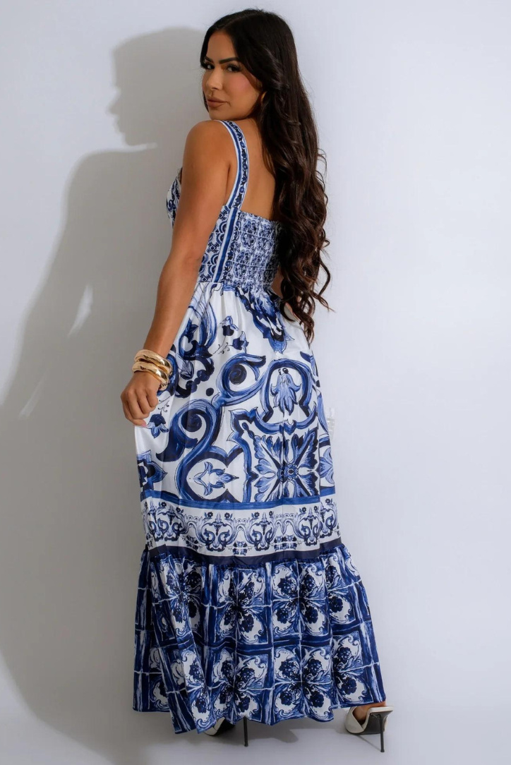 Amalfi beach Maxi dress