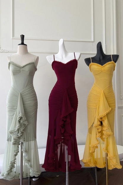 Marissa Ruffle Maxi dress