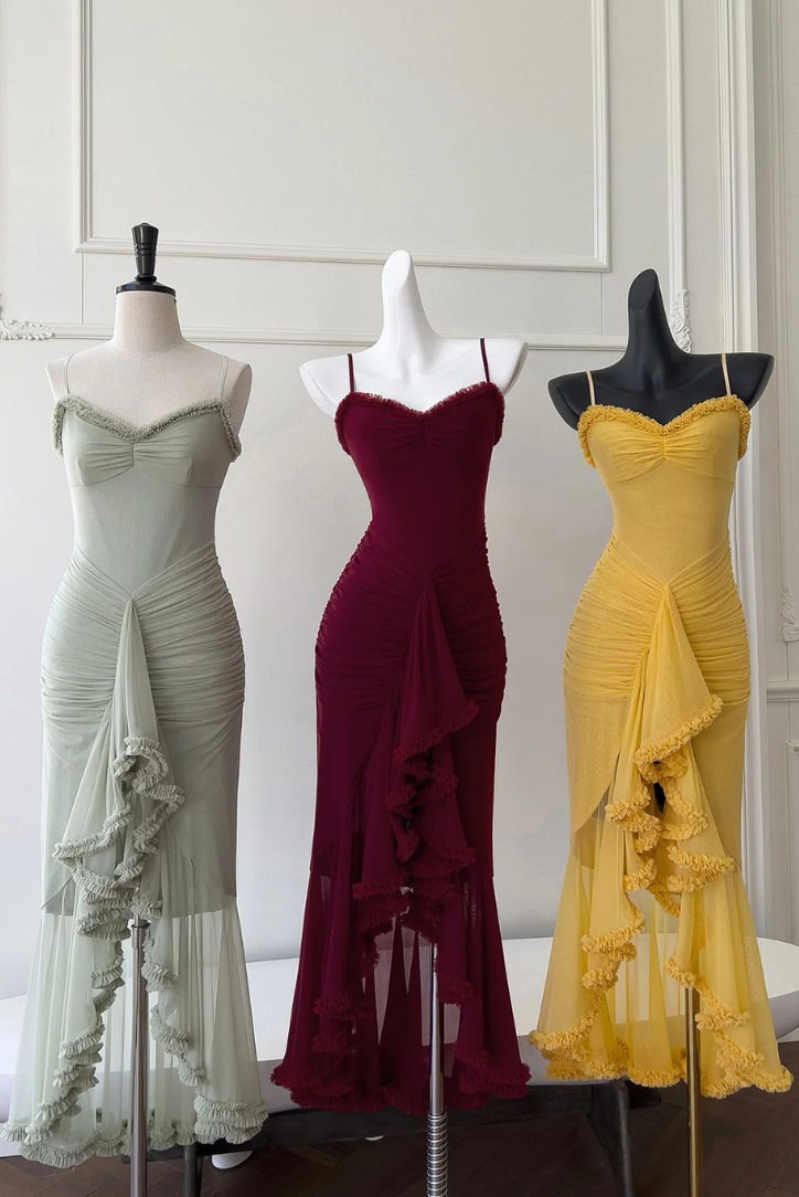 Marissa Ruffle Maxi dress