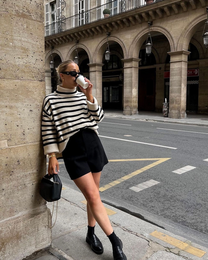 Esme Turtleneck Knit Sweater