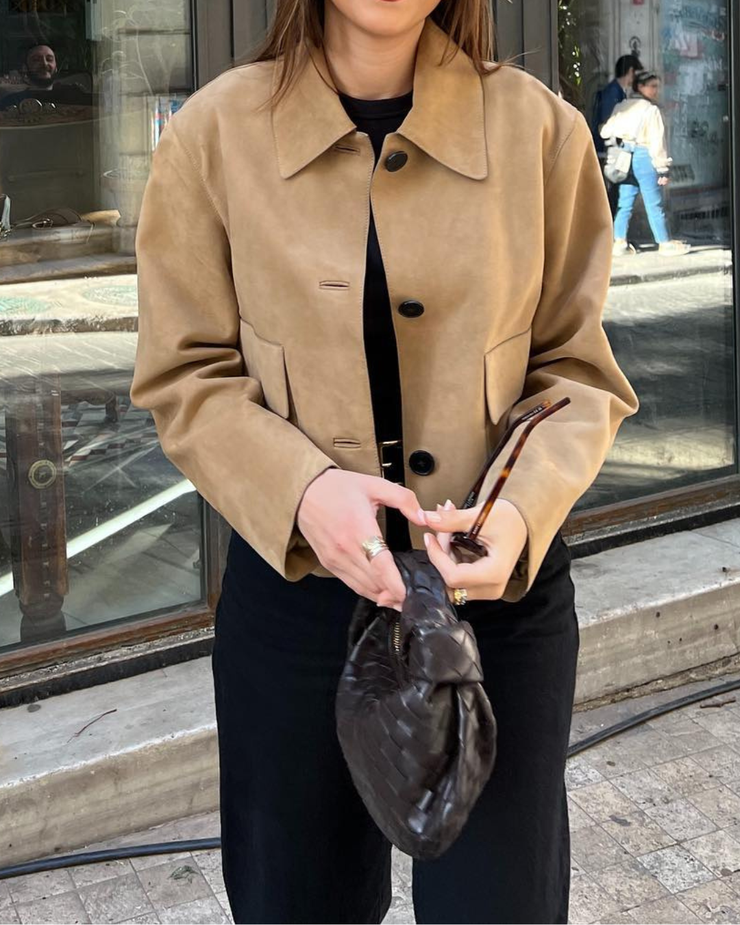 Mavie Winter Suede Jacket