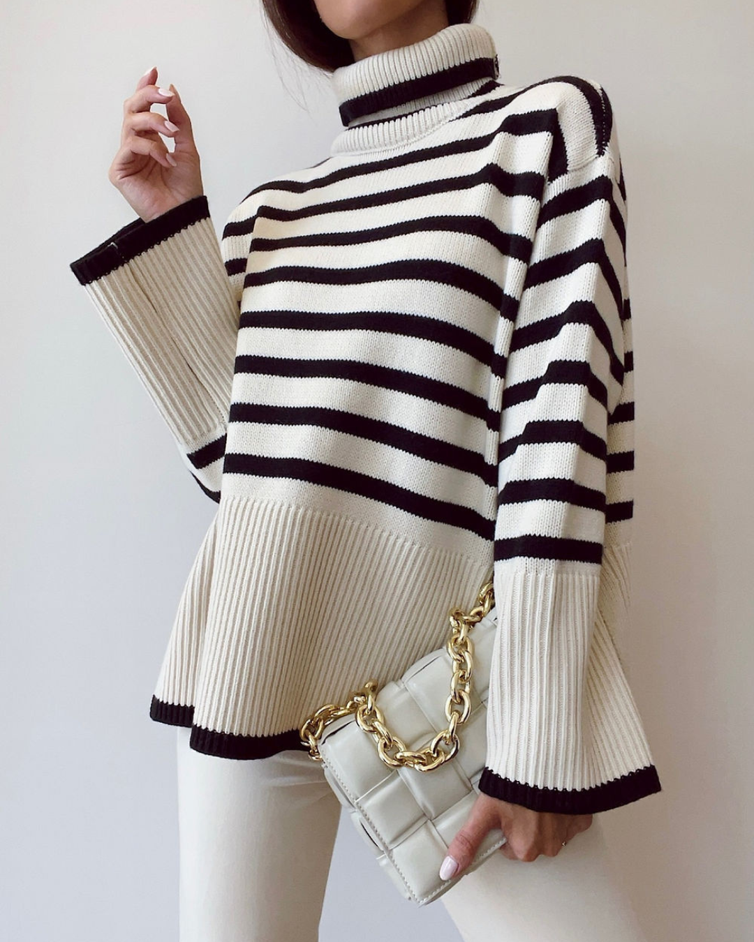 Esme Turtleneck Knit Sweater