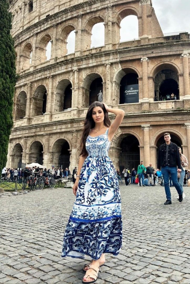 Amalfi beach Maxi dress