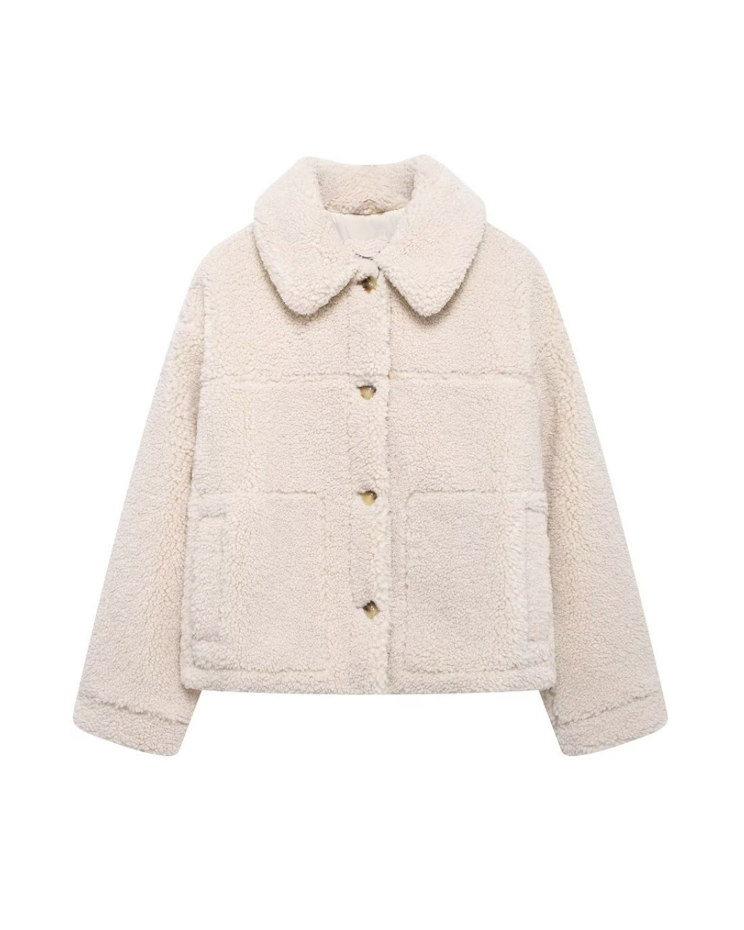 Sno Fleece White Jacket