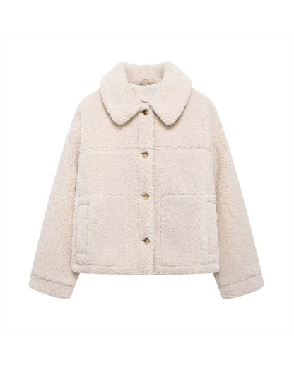 Sno Fleece White Jacket