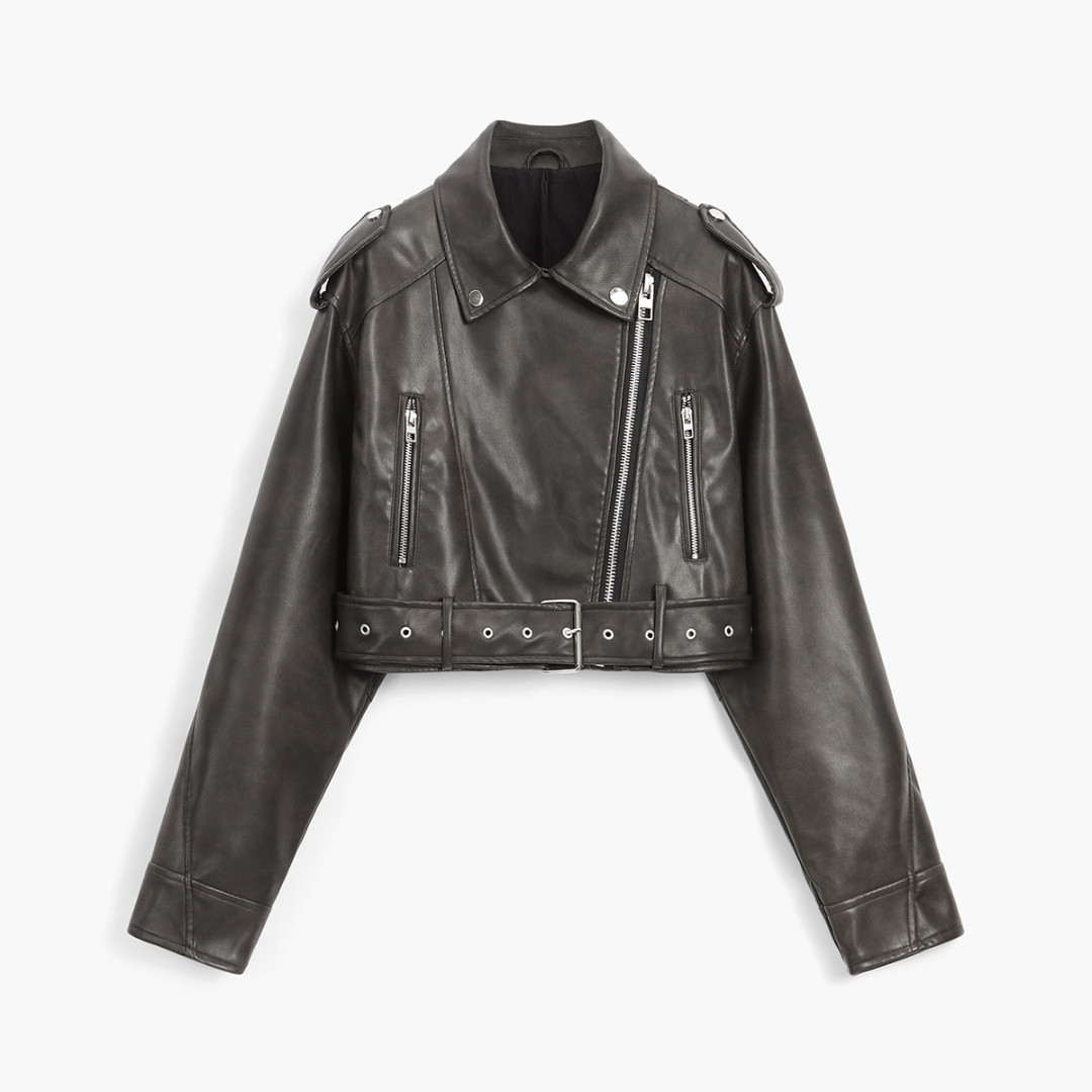 Issa Biker Leather Jacket
