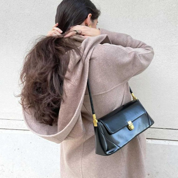 Maria leather shoulder bag
