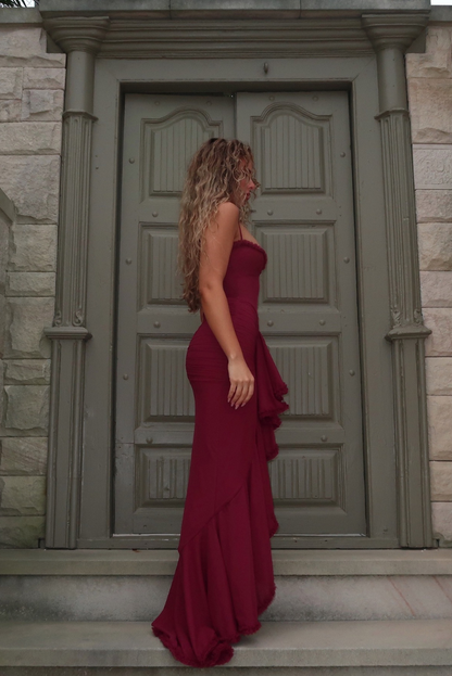 Marissa Ruffle Maxi dress