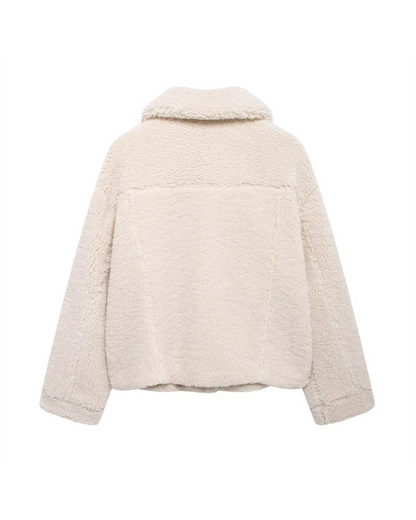 Sno Fleece White Jacket