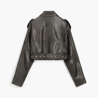 Issa Biker Leather Jacket