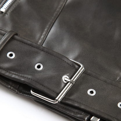 Issa Biker Leather Jacket