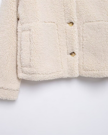 Sno Fleece White Jacket