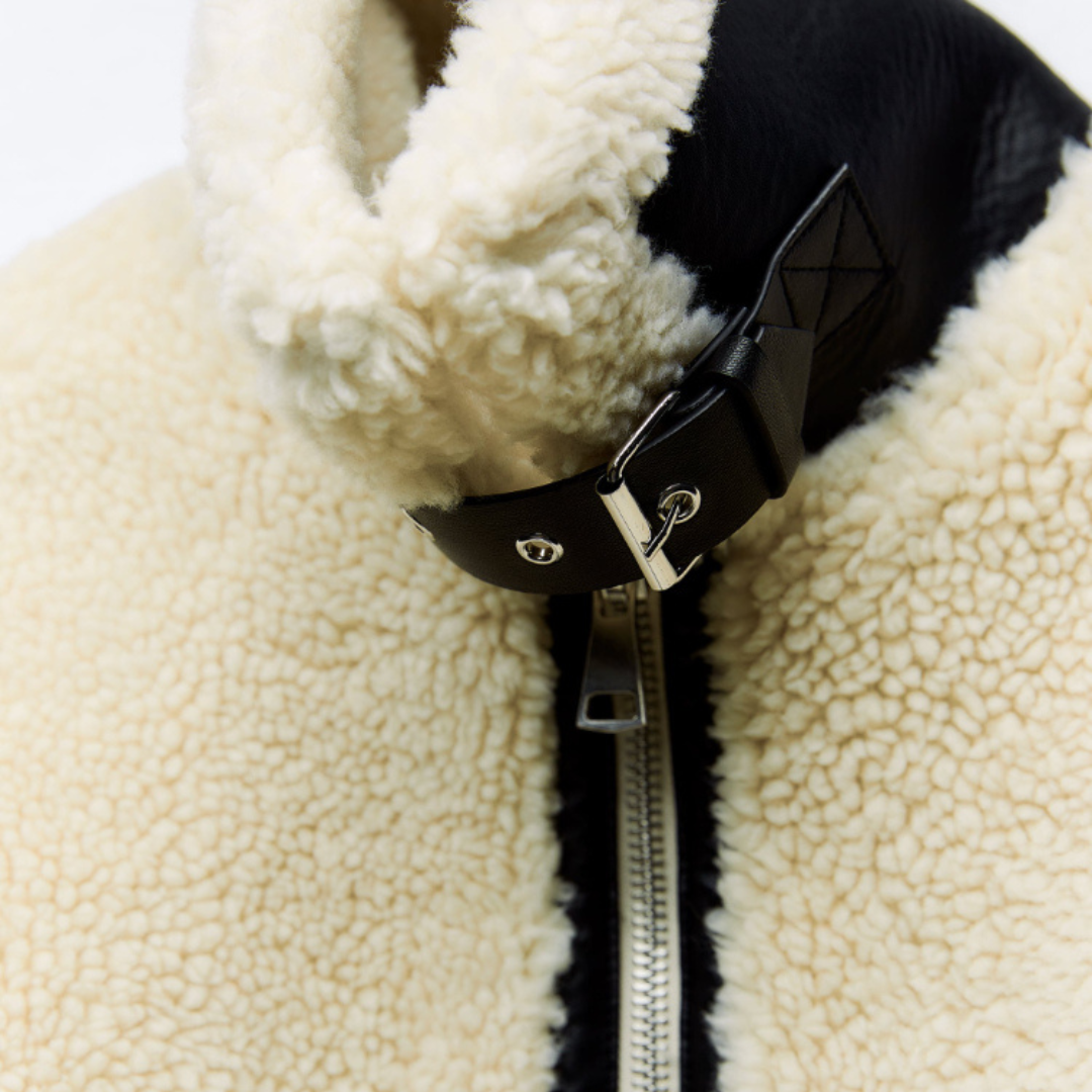 Reverie Oversized Shearling Jacket