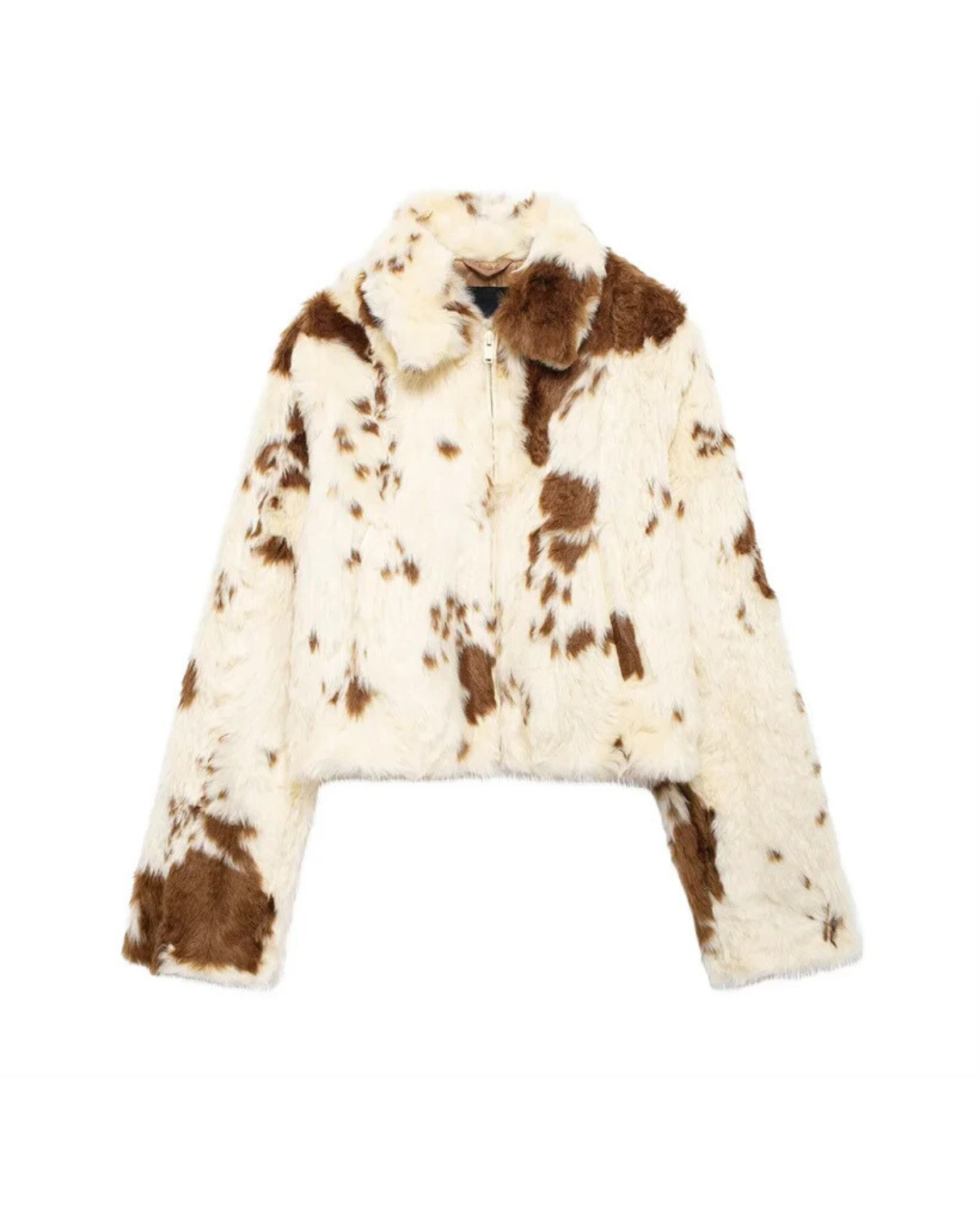 Jaz Cowhide Faux Faur Coat