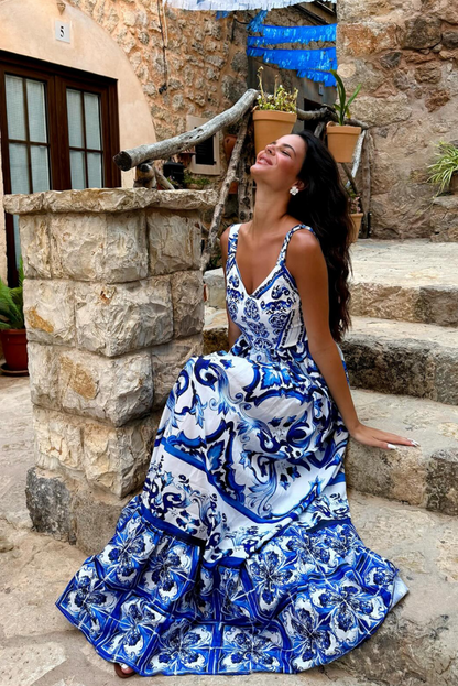 Amalfi beach Maxi dress