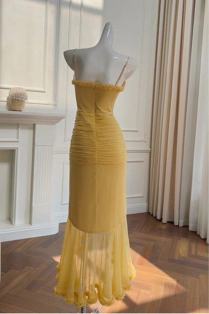 Marissa Ruffle Maxi dress