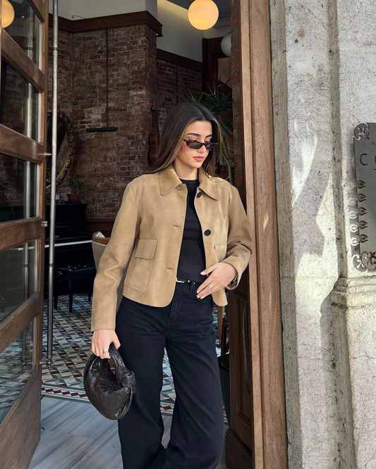 Mavie Winter Suede Jacket