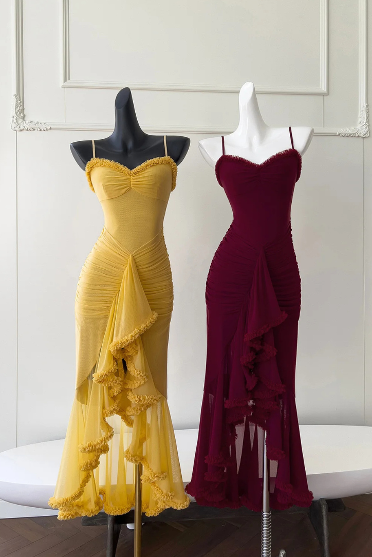 Marissa Ruffle Maxi dress