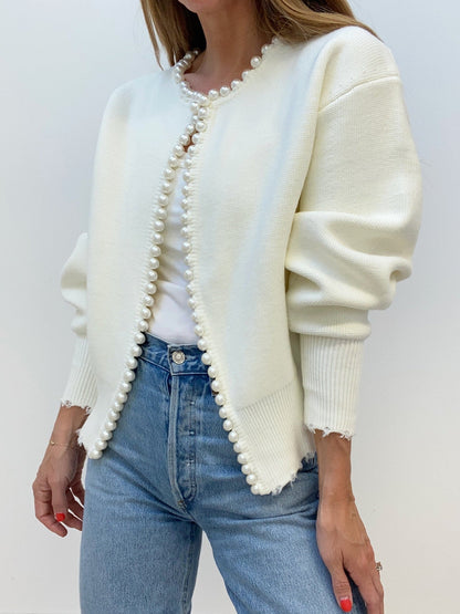 Vanessa pearl elegant Cardigan