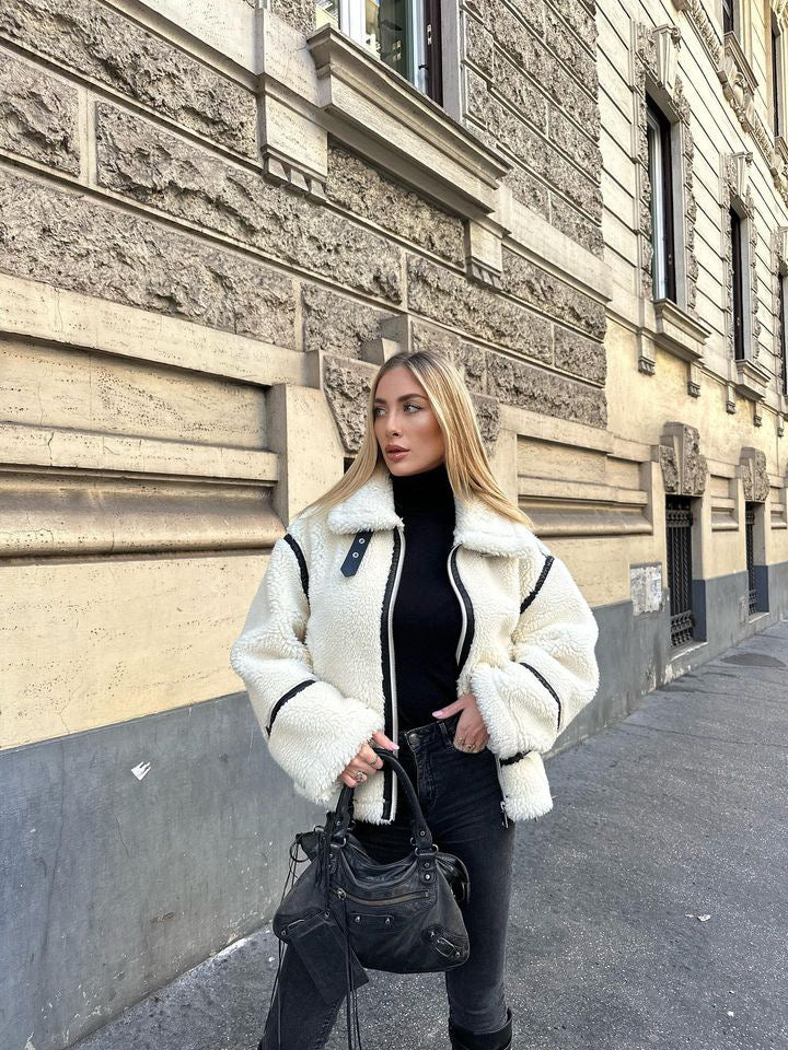 Reverie Oversized Shearling Jacket