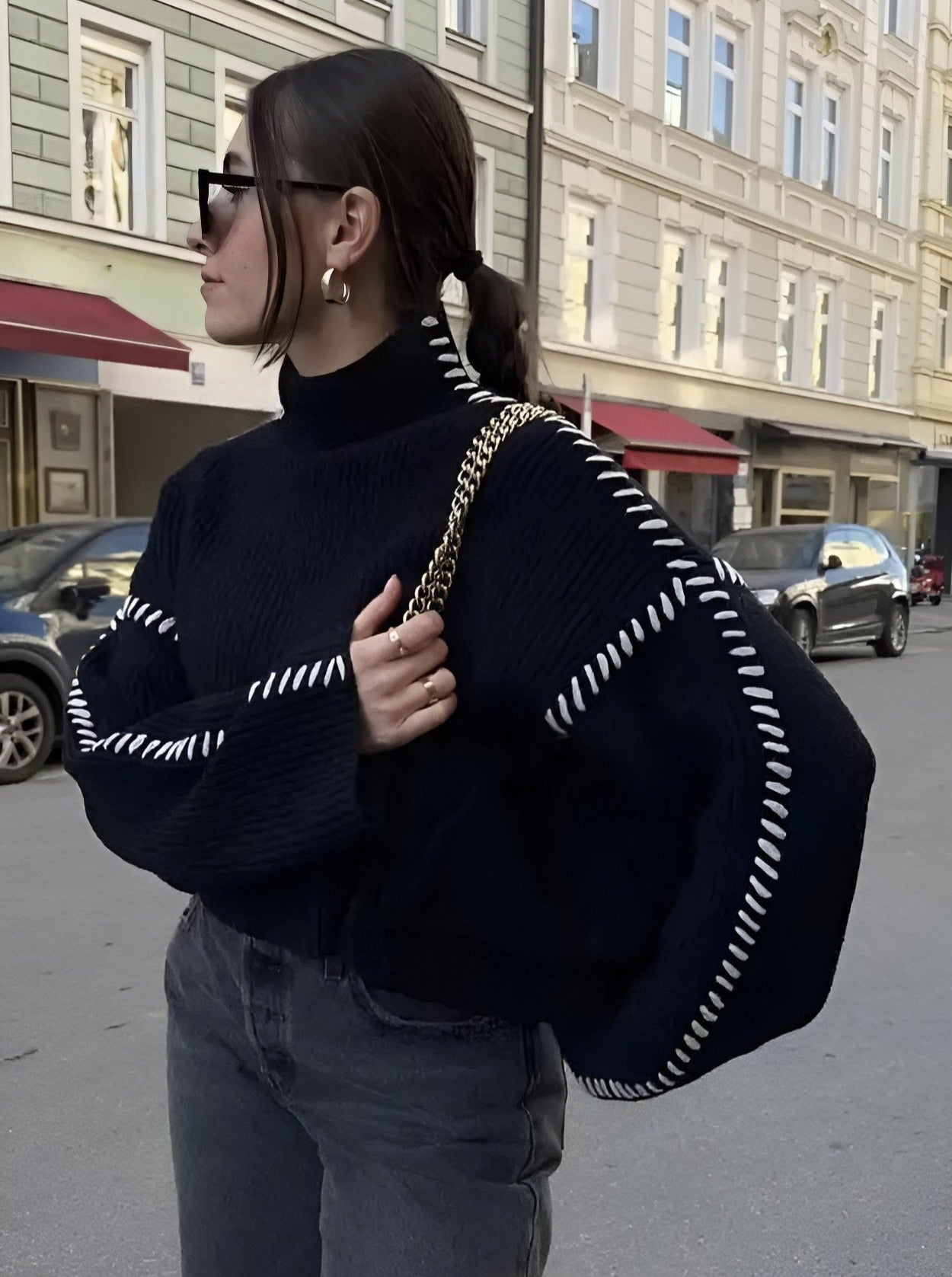 Lilian’s Black Knit Sweater