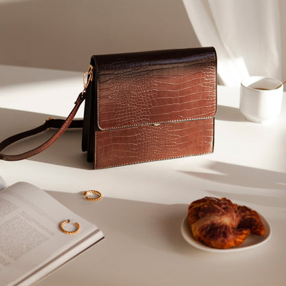 Bella leather crossbody bag
