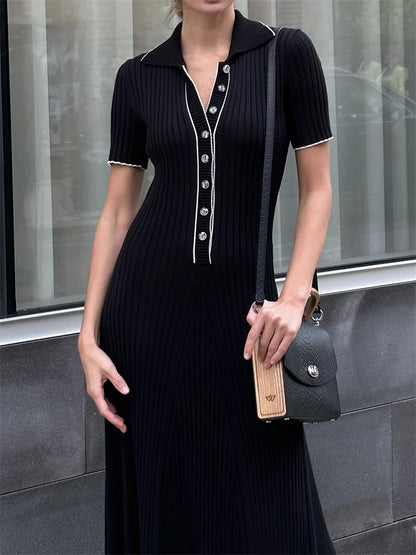 Luna knit Maxi Dress