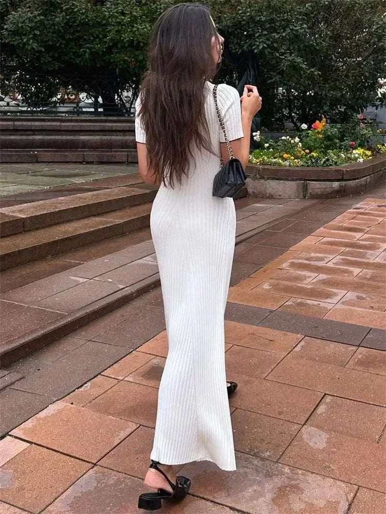 Luna knit Maxi Dress