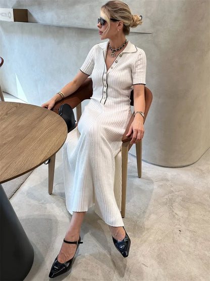 Luna knit Maxi Dress
