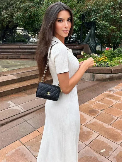 Luna knit Maxi Dress