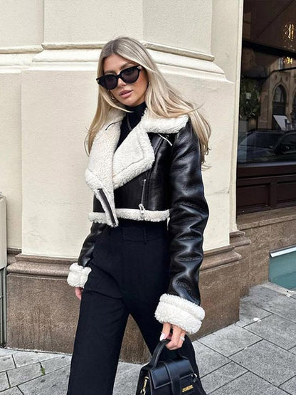 Marbella Faux Leather Jacket