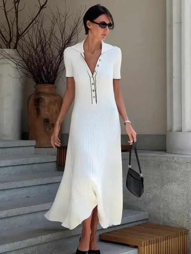 Luna knit Maxi Dress