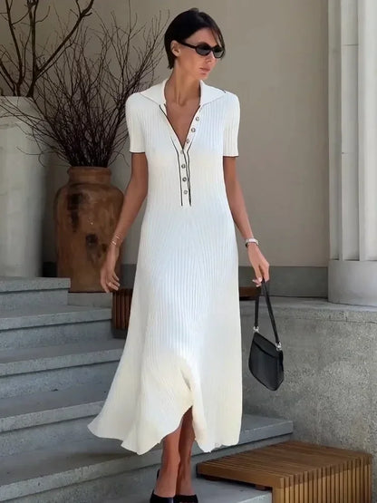 Luna knit Maxi Dress