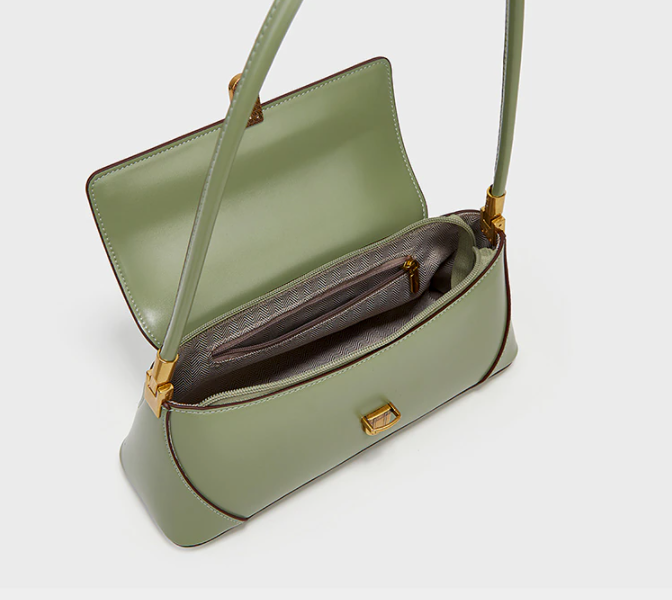 Maria leather shoulder bag