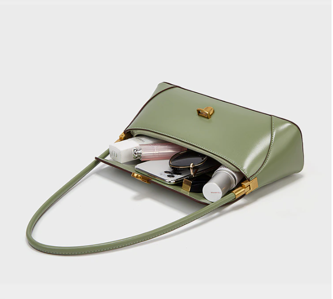 Maria leather shoulder bag