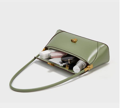 Maria leather shoulder bag