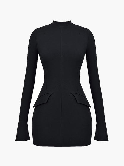 Adore long sleeve blue Dress