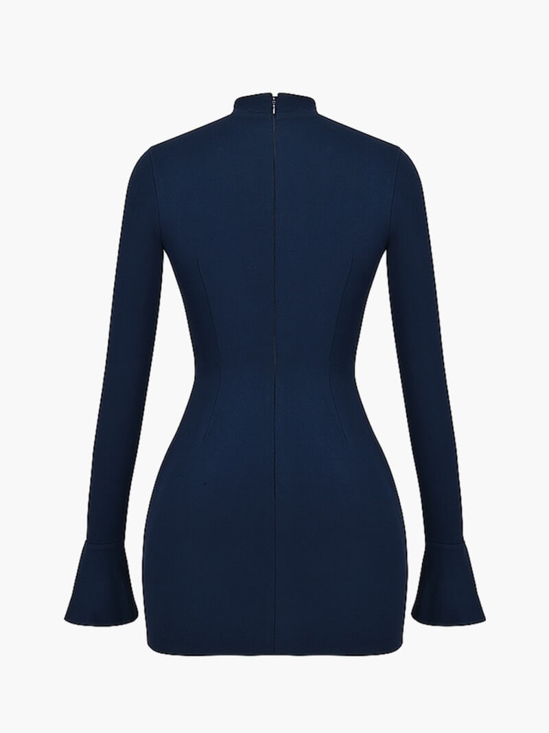 Adore long sleeve blue Dress