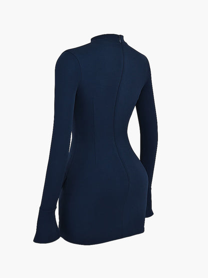 Adore long sleeve blue Dress