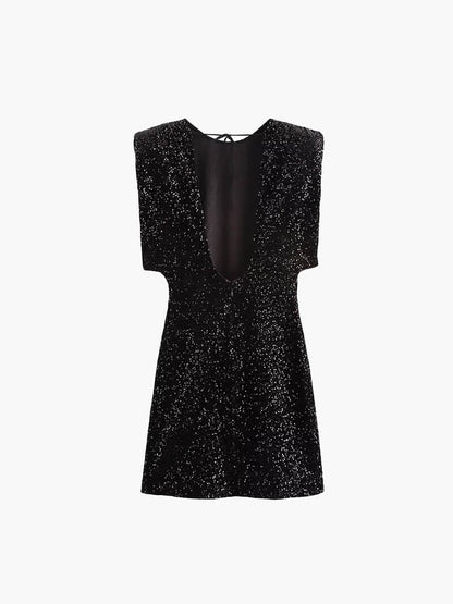 Anne Glitter Mini Dress
