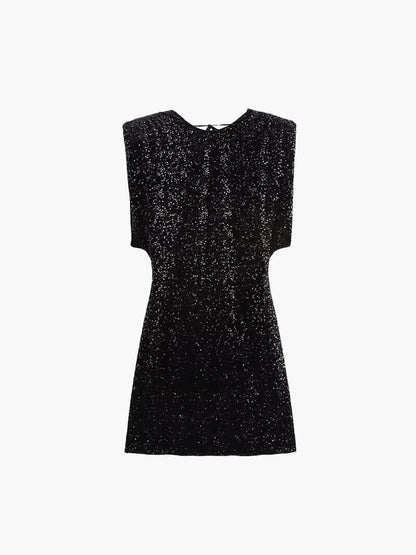 Anne Glitter Mini Dress