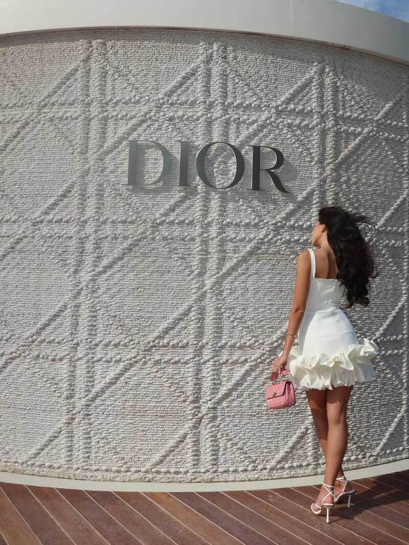 Penny white mini Dress