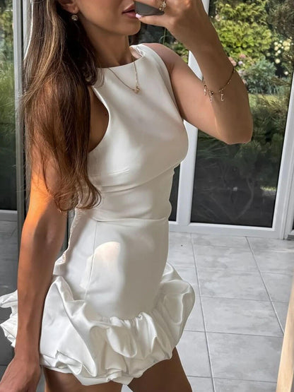 Penny white mini Dress