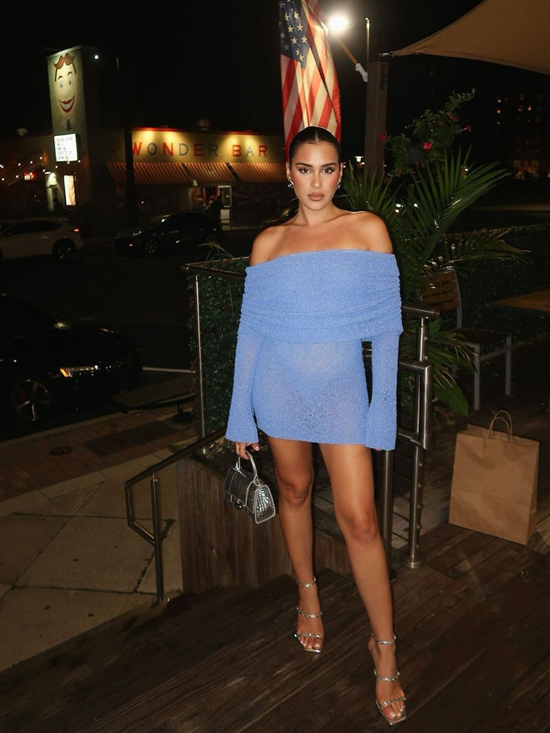 Mya off shoulder Mini dress