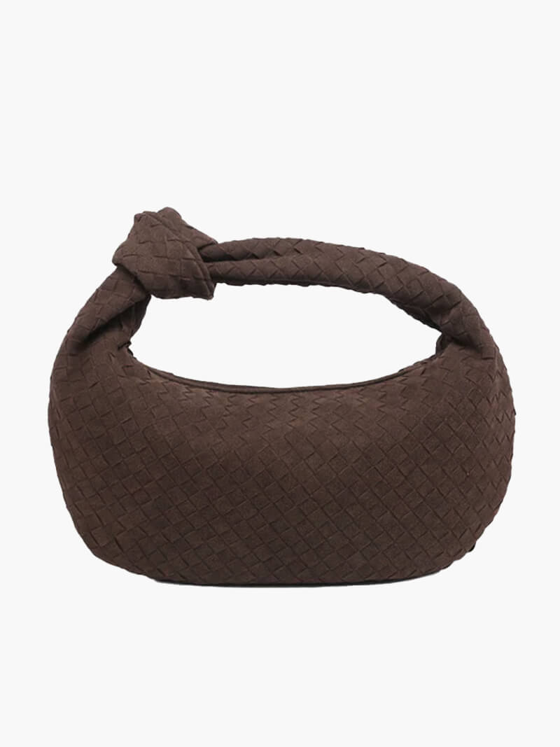 Nelly Woven bag medium suede