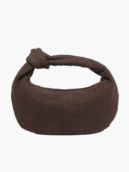 Nelly Woven bag medium suede