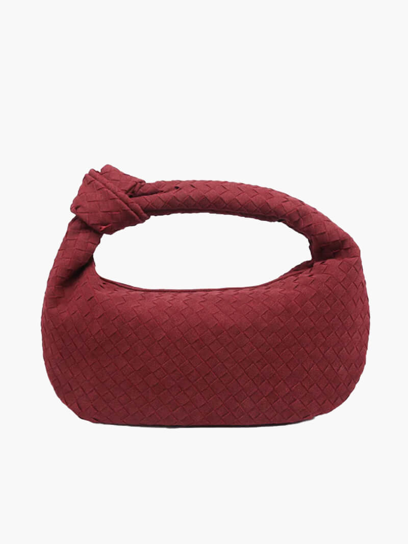 Nelly Woven bag medium suede