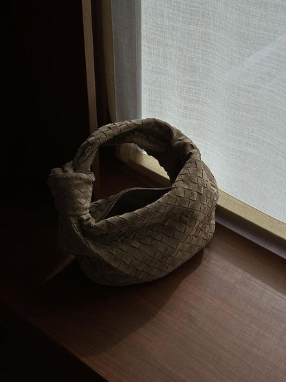 Nelly Woven bag medium suede