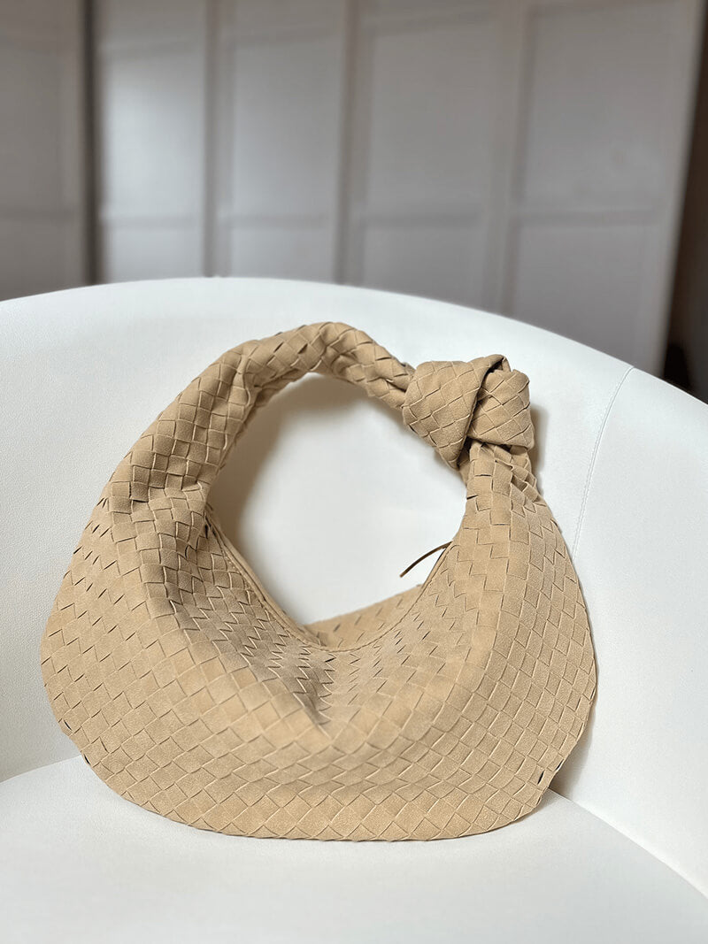 Nelly Woven bag medium suede
