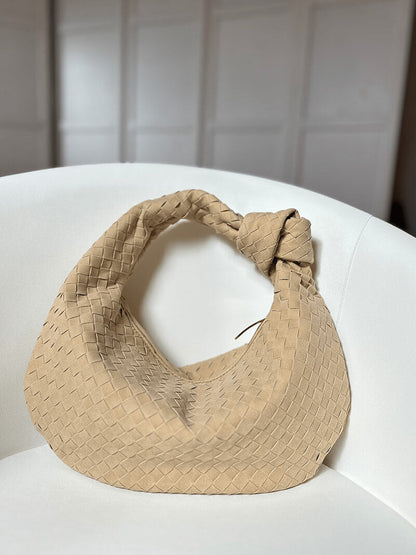 Nelly Woven bag medium suede